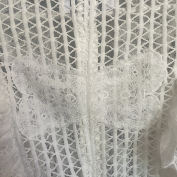 NWT IVORY & CHAIN CHIOELLE TOP - Picture 7 of 9